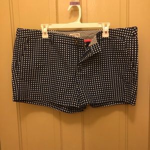 Blue With White Polka Dot Shorts Merona 18